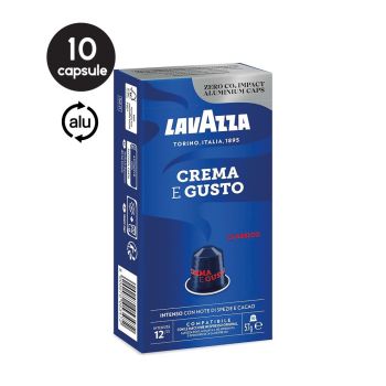Crema e Gusto, compatibile Nespresso, aluminiu